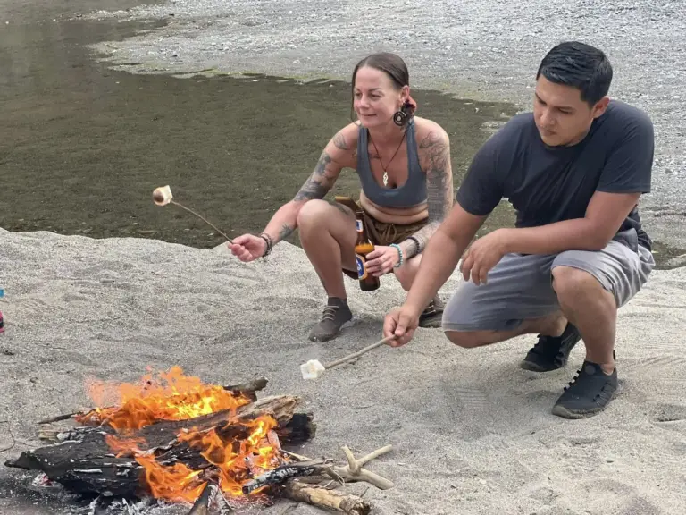 Beach camp