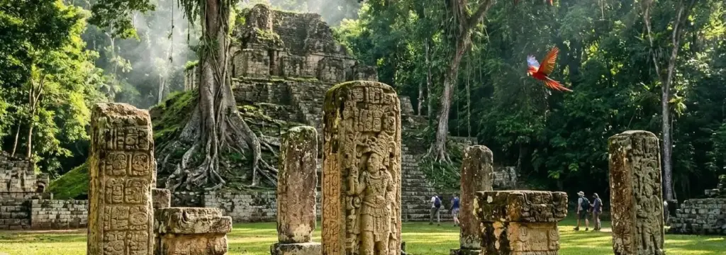 Mayan stelae at Copán Ruins