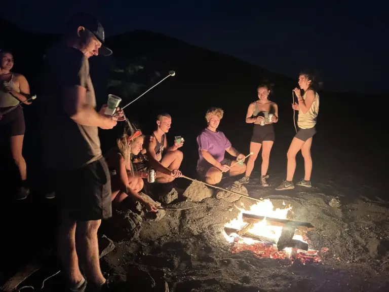 Campfire on the last night